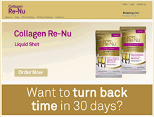 Tablet Screenshot of collagen-renu.com